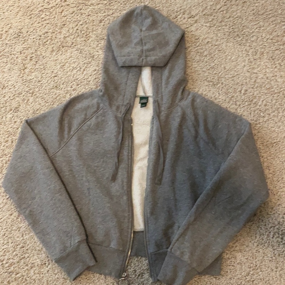 Wild fable grey cropped hoodie